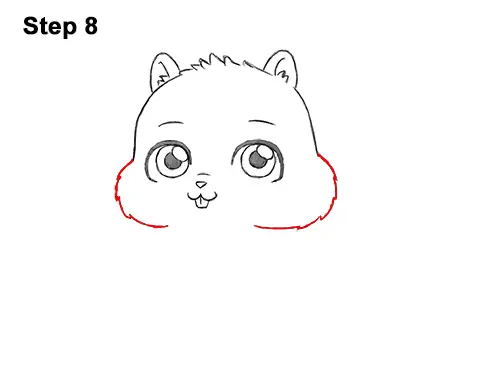 how to draw a cartoon squirrel