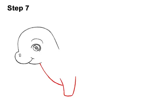How to Draw a Cute Cartoon Stegosaurus Dinosaur Chibi Kawaii 7