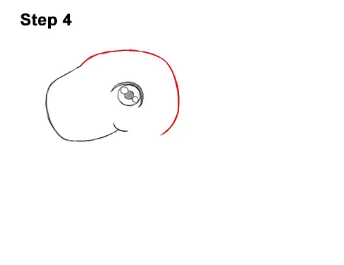 How to Draw a Cute Cartoon T. Rex Dinosaur Chibi Kawaii 4