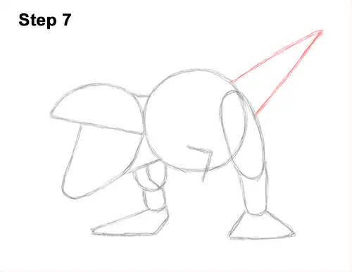 How to Draw a Tyrannosaurus Rex Dinosaur Roaring 7