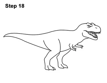 Featured image of post View 15 T Rex Dinosaur Cartoon Drawing