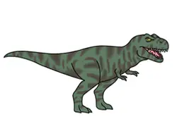 How to Draw a Tyrannosaurus T. Rex Cartoon Dinosaur