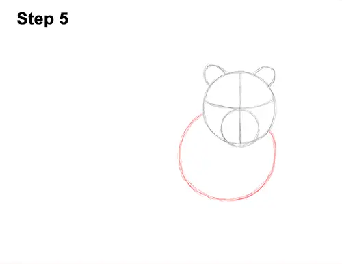 How to Draw a Tiger Laying Lying Down 5