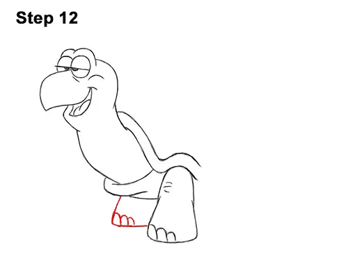 How to Draw Funny Cartoon Turtle Tortoise 12