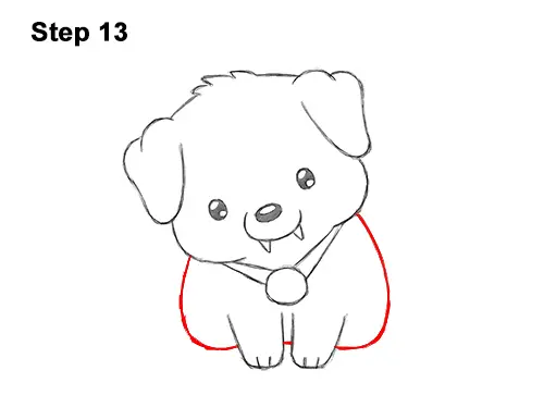 How to Draw Cute Cartoon Puppy Dog Vampire Dracula Halloween 13