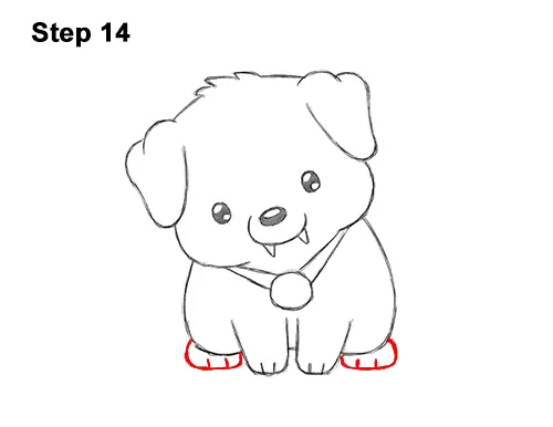 How to Draw Cute Cartoon Puppy Dog Vampire Dracula Halloween 14