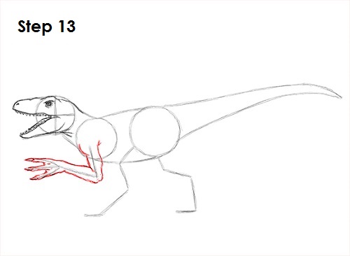 Draw a Velociraptor 13