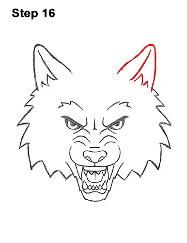 Geometric Wolf Head Drawing, HD Png Download , Transparent Png Image -  PNGitem