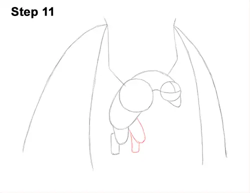 How to Draw Wyvern Dragon Wings Flying 11