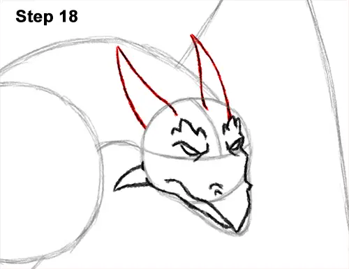 How to Draw Wyvern Dragon Wings Flying 18