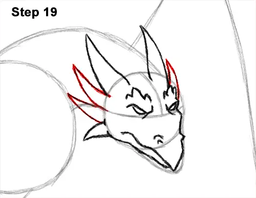 How to Draw Wyvern Dragon Wings Flying 19