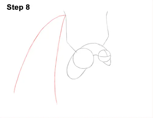 How to Draw Wyvern Dragon Wings Flying 8