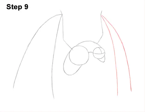 How to Draw Wyvern Dragon Wings Flying 9