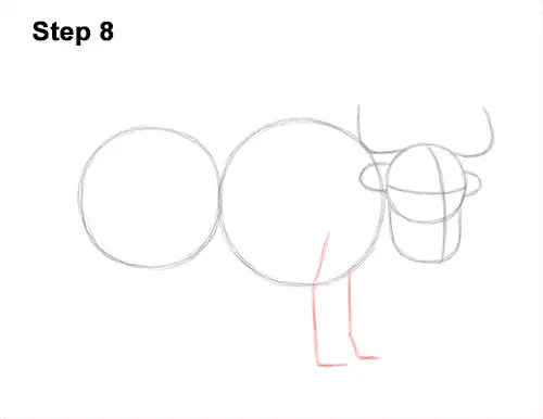 How to Draw a Domestic Himalayan Tibet Yak 8